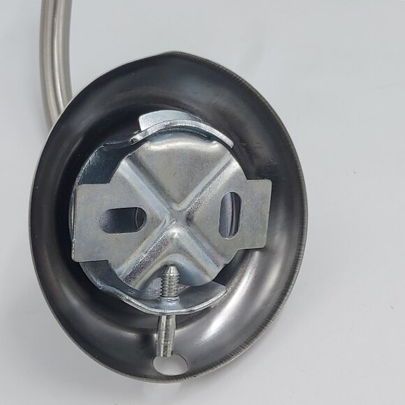 IKEA LILLHOLMEN Glass Wall Shelf With Brushed Aluminum Mounts-400.741.69 - Picture 9 of 10